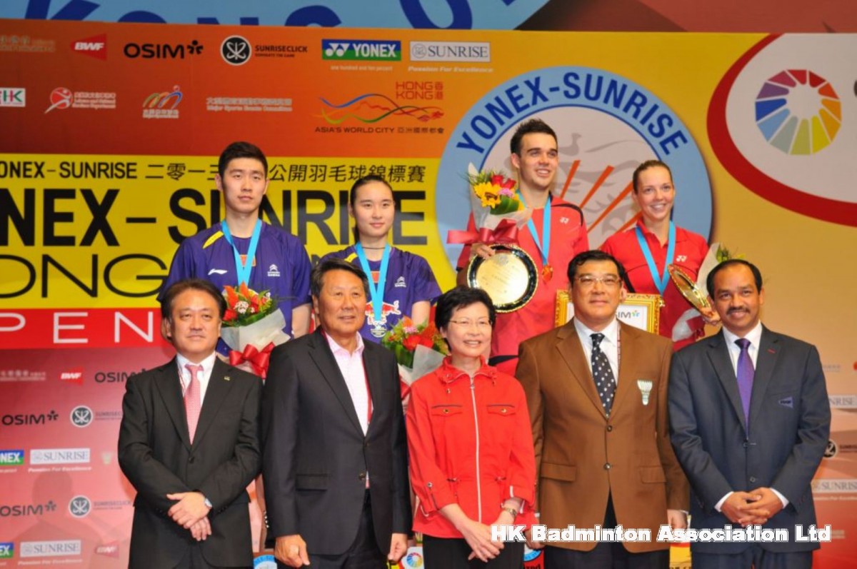 YONEX-SUNRISE二零一三香港公開羽毛球錦標賽OSIM 世界羽聯世界超級賽系列-決賽暨頒獎典禮