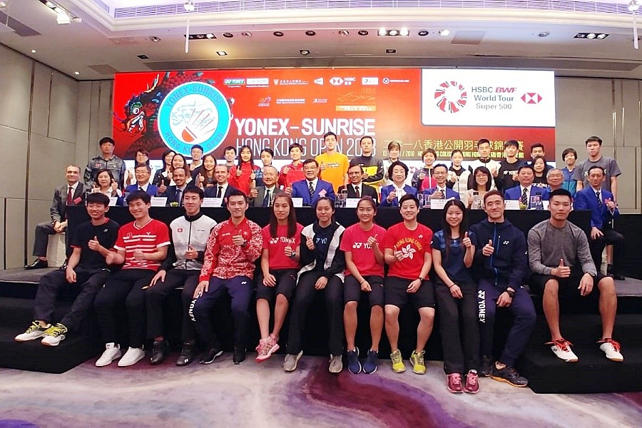 YONEX-SUNRISE 二零一八香港公開羽毛球錦標賽滙豐世界羽聯世界巡迴賽超級 500 -記者招待會